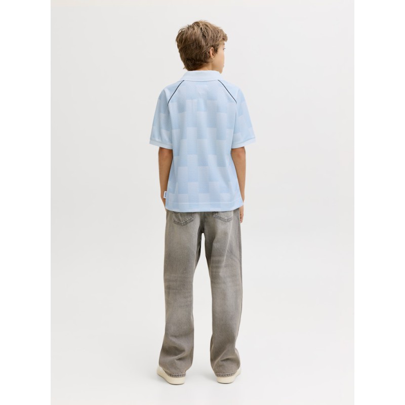 JACK & JONES Junior Breeze Fodbold Mesh Kortærmet T-shirt - Omphalodes