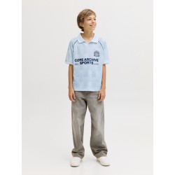 JACK & JONES Junior Breeze Fodbold Mesh Kortærmet T-shirt - Omphalodes