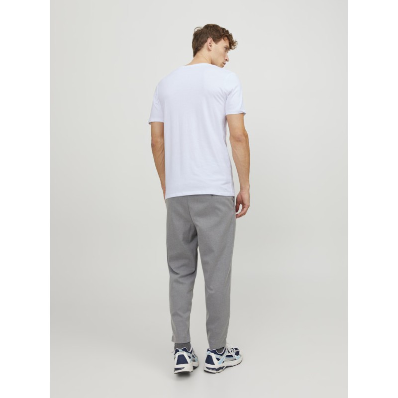 JACK & JONES Basic V-hals 2-Pak T-shirt - Hvid