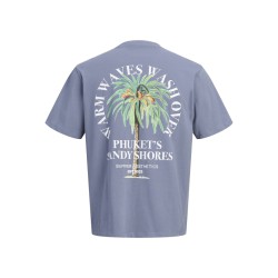 JJ REBEL Christian Kortærmet T-shirt - Folkestone Gray