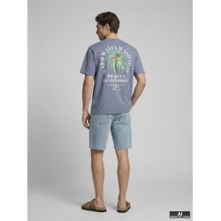 JJ REBEL Christian Kortærmet T-shirt - Folkestone Gray