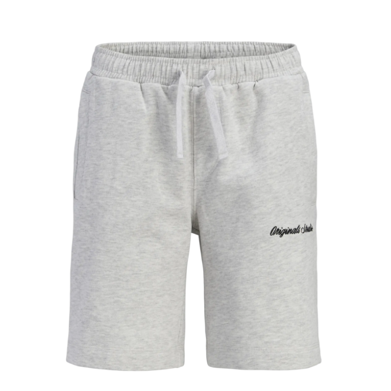 JACK & JONES JUNIOR Karl Norrebro Sweat Short - White Melange