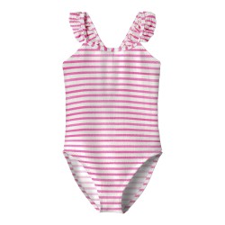 NAME IT KIDS Zippa badedragt - Knockout Pink