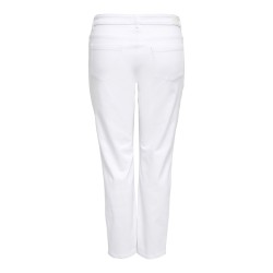 ONLY CARMAKOMA Willy Straight Jeans- White Denim