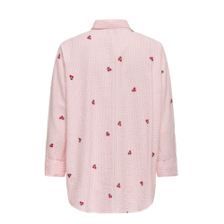 ONLY CARMAKOMA Lina Grace Langærmet Skjorte - Crystal Rose