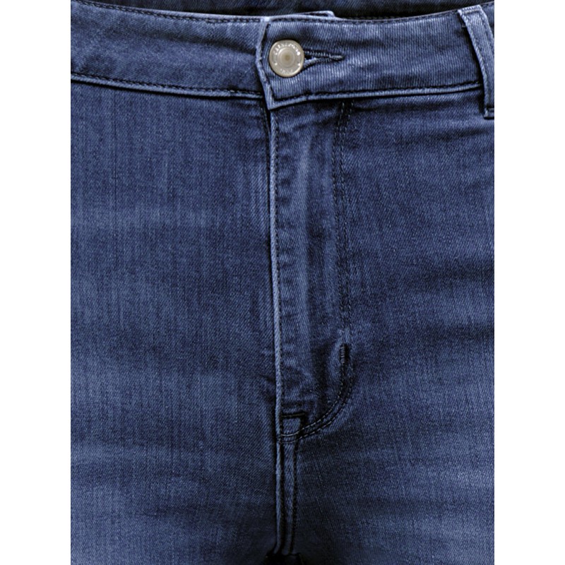 ONLY CARMAKOMA Willy Højtaljede Trekvart Jeans - Medium Blue Denim