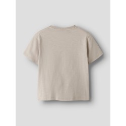 NAME IT MINI Feath Dino T-shirt - Chateau Gray