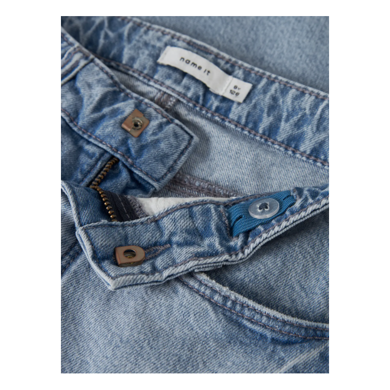 NAME IT KIDS Bella Denim shorts - Light Blue Denim