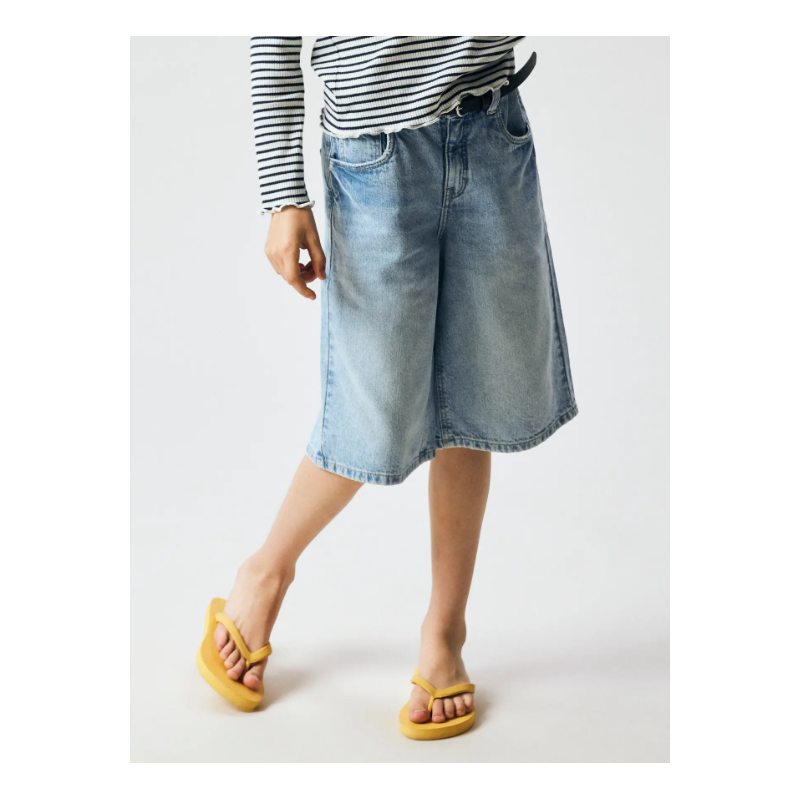 NAME IT KIDS Bella Denim shorts - Light Blue Denim