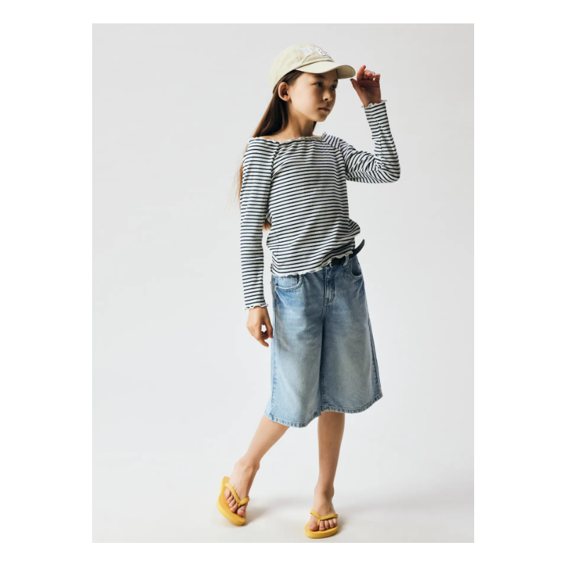 NAME IT KIDS Bella Denim shorts - Light Blue Denim