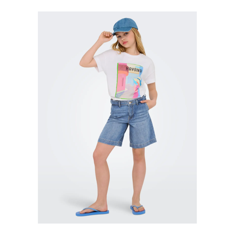 KIDS ONLY Comet Denim Shorts - Light Blue Denim