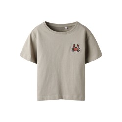 NAME IT MINI Frank Kortærmet T-shirt - Aluminium