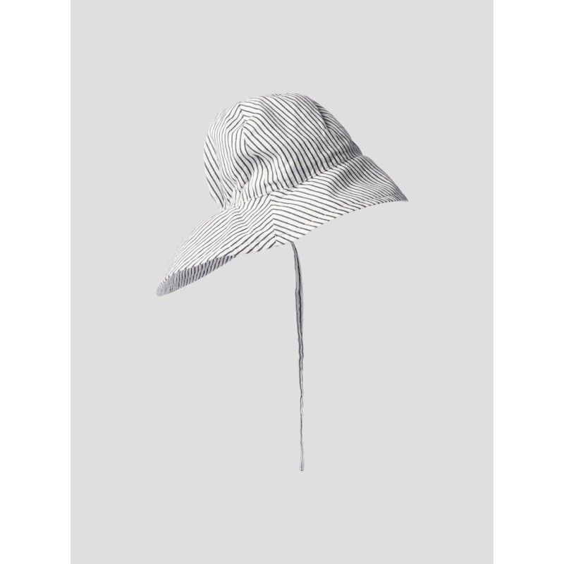 NAME IT BABY Far Stribet Hat - Cloud Dancer