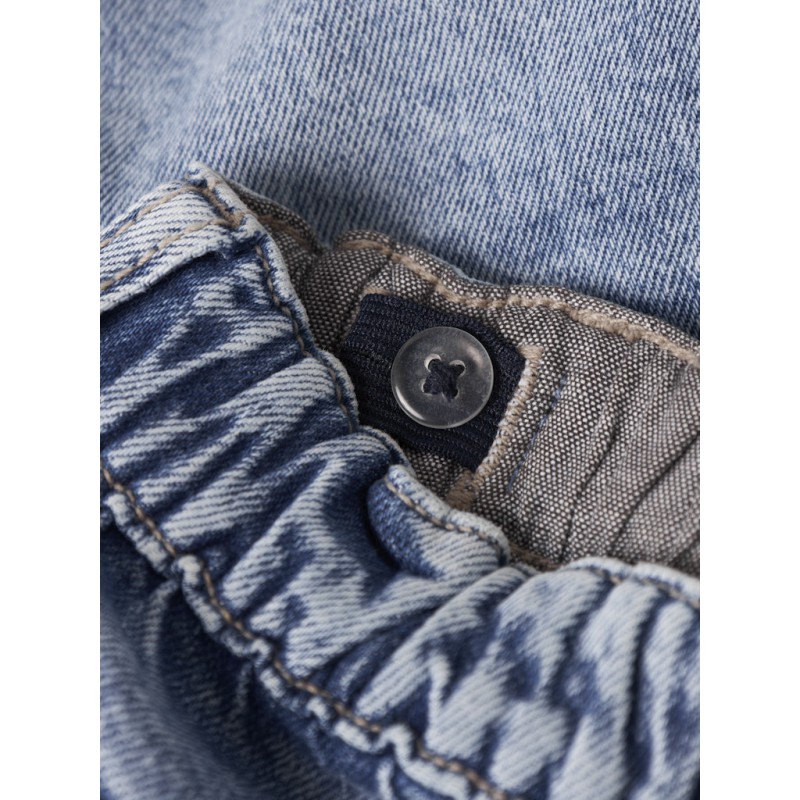 NAME IT MINI Ben Bermuda Shorts - Light Blue Denim