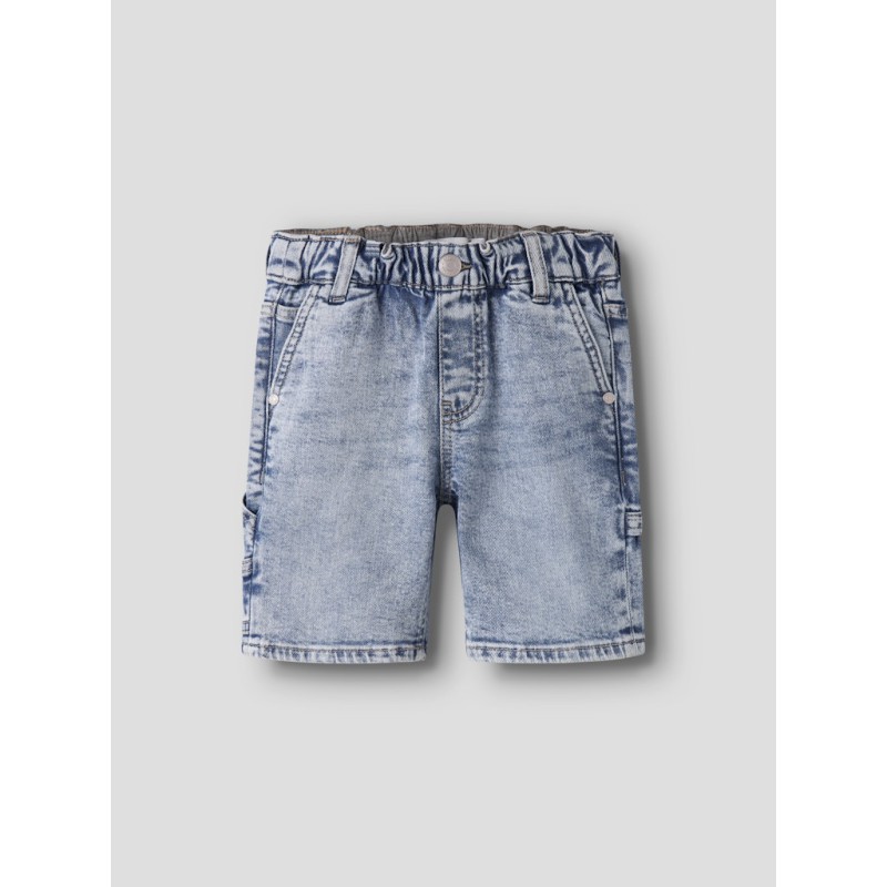 NAME IT MINI Ben Bermuda Shorts - Light Blue Denim