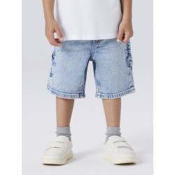 NAME IT MINI Ben Bermuda Shorts - Light Blue Denim