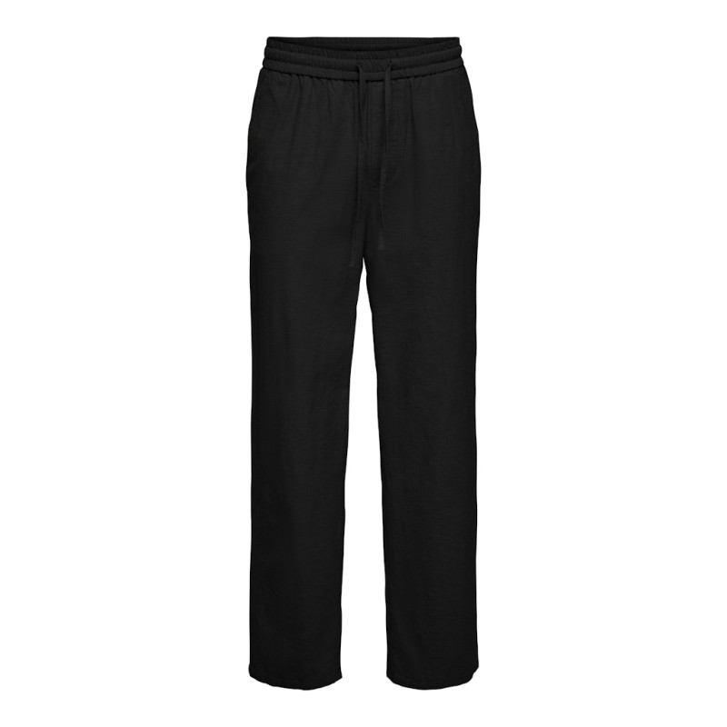 ONLY & SONS Linus Hør Bukser - Sort