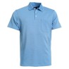 ROBERTO Nalin kortærmet polo - Middle Blue