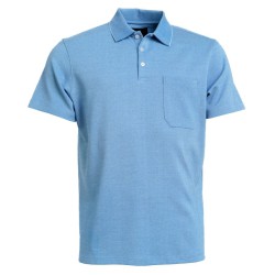 ROBERTO PLUS Nalin Kortærmet Polo - Middle Blue