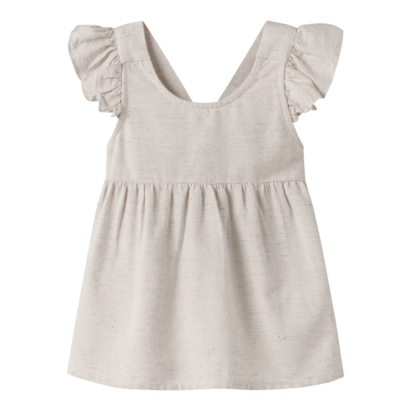 NAME IT Baby Faher Spencer Kjole - Peyote Melange