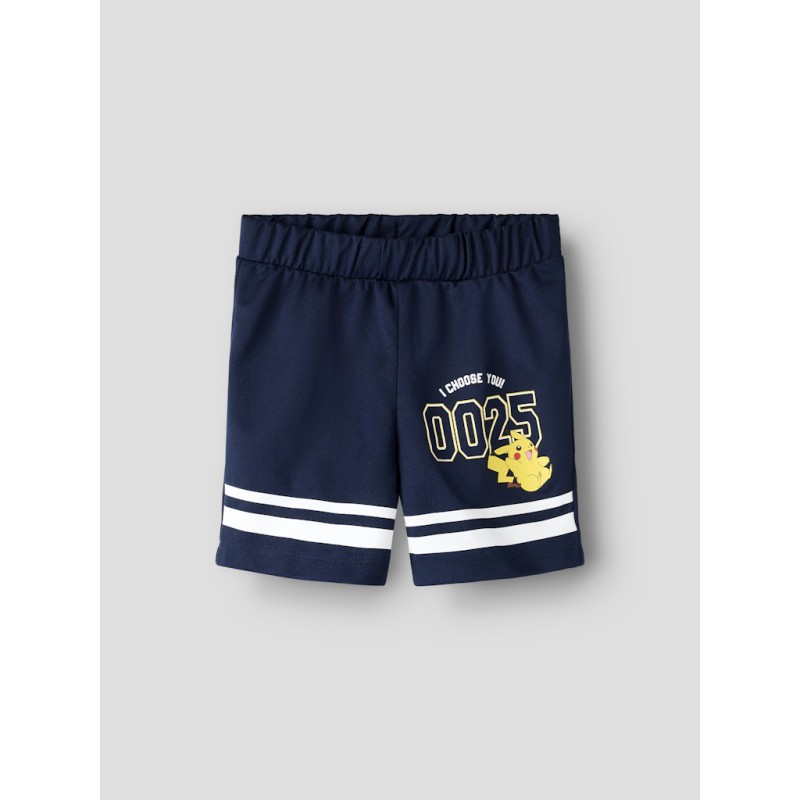 NAME IT Mini Mic Pokemon Lange Shorts - Navy Blazer