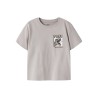 NAME IT Mini Velix Regular T-shirt - Chateau Gray