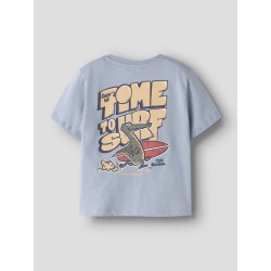 NAME IT Mini Velix Regular T-shirt - Blue Fog