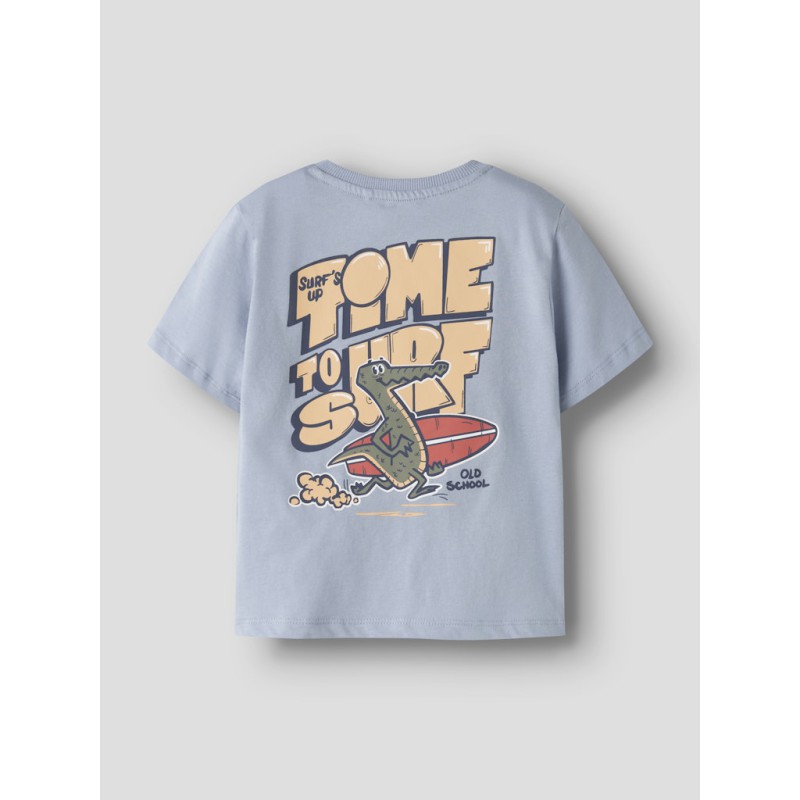 NAME IT Mini Velix Regular T-shirt - Blue Fog