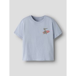 NAME IT Mini Velix Regular T-shirt - Blue Fog