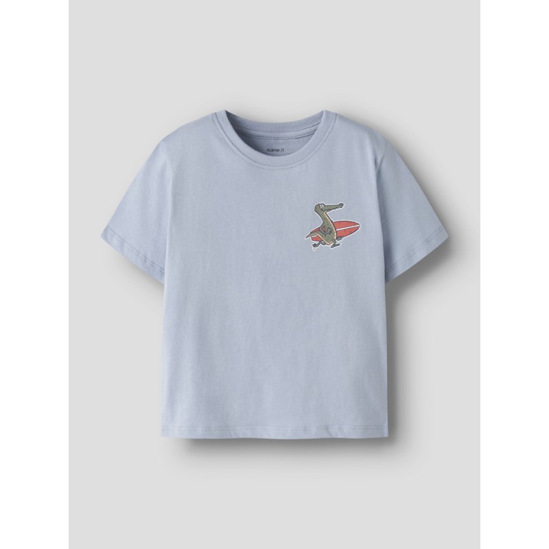 NAME IT Mini Velix Regular T-shirt - Blue Fog