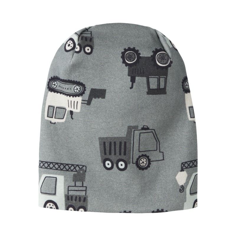 NAME IT Mini Moppy Drop Shape Traktor Beanie - Chinois Green