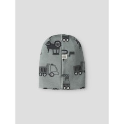 NAME IT Mini Moppy Drop Shape Traktor Beanie - Chinois Green