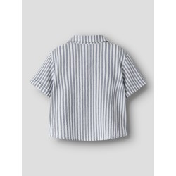 NAME IT Mini Denis Kortærmet Skjorte - Vintage Indigo