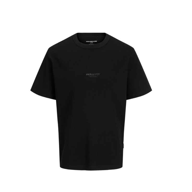 JACK & JONES Club Structure kortærmet t-shirt - Black