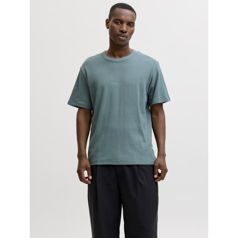 JACK & JONES Club Structure kortærmet t-shirt -  North Atlantic