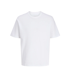 JACK & JONES Club Structure kortærmet t-shirt - Bright White
