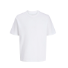 JACK & JONES Club Structure kortærmet t-shirt - Bright White
