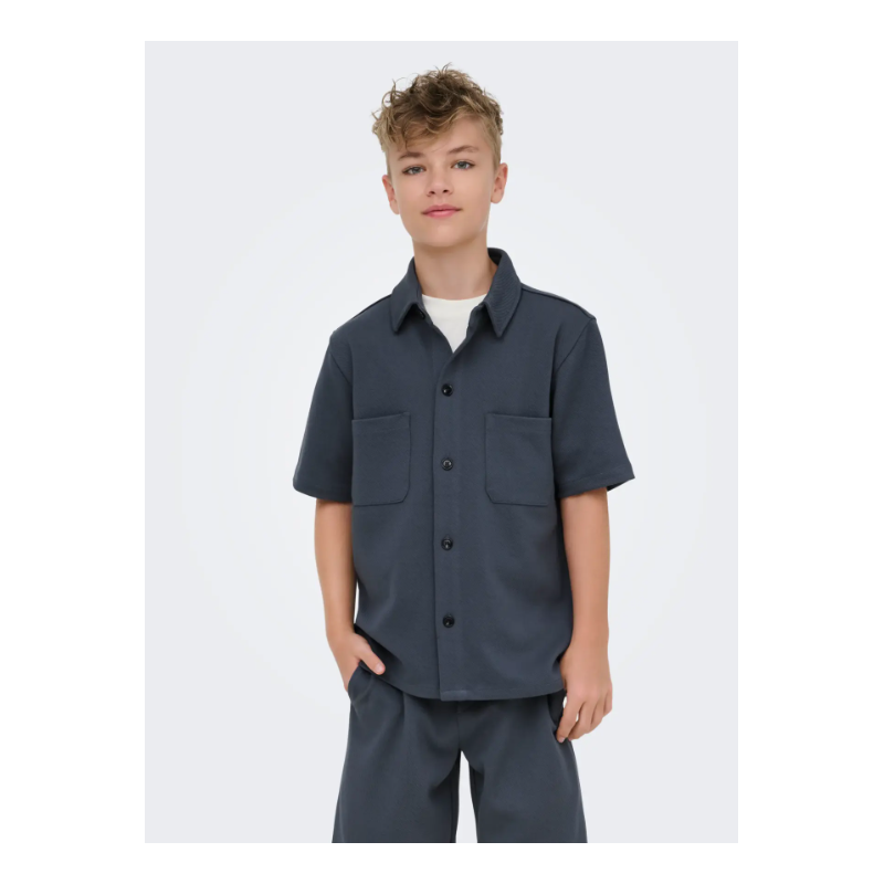 ONLY & SONS JUNIOR New Kody kortærmet skjorte t-short - Ombre Blue