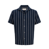 JACK & JONES JUNIOR Coba Stribet Resort Kortærmet Skjorte -  Sky Captain