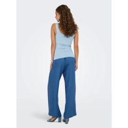 ONLY Ea S/L Vendbar Top - Soft Chambray