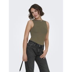 ONLY Ea S/L Vendbar Top - Canteen