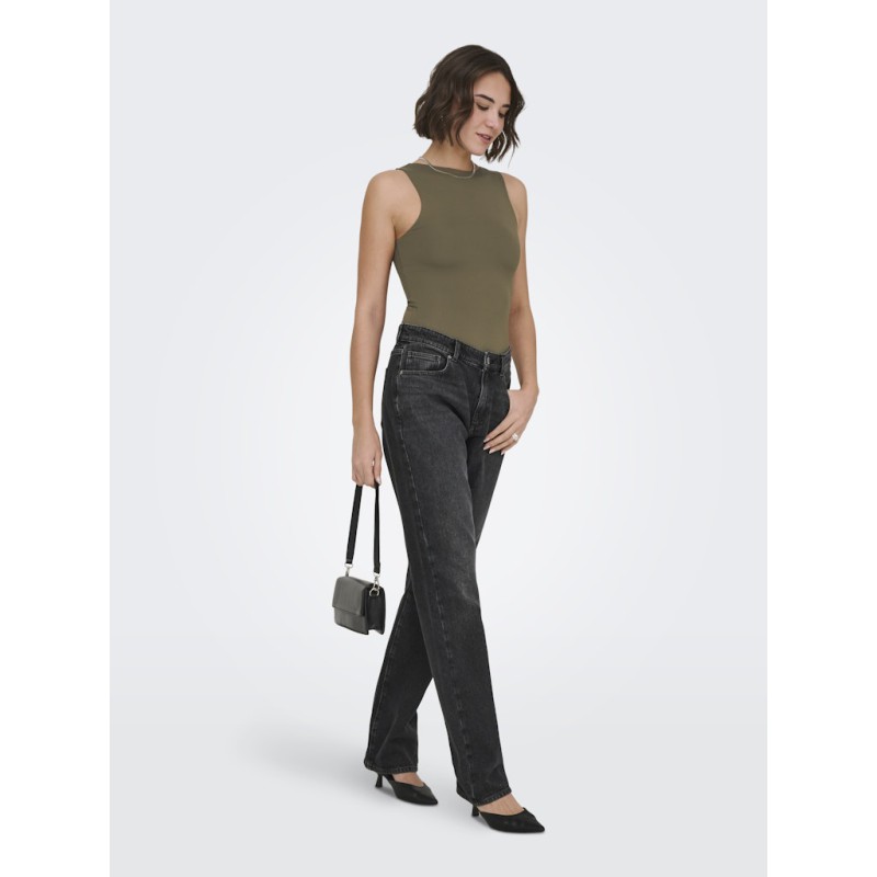 ONLY Ea S/L Vendbar Top - Canteen