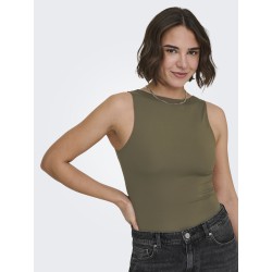 ONLY Ea S/L Vendbar Top - Canteen