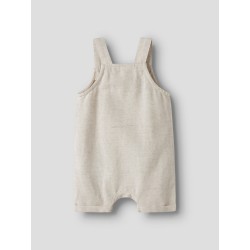 NAME IT BABY faher korte hør Overalls - Peyote Melange