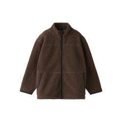 NAME IT Mini Bulin L/S Teddy Cardigan - Shopping Bag /Brun