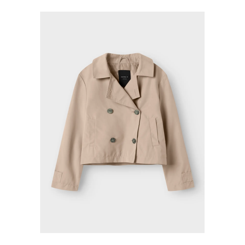 NAME IT KIDS  Madelin langærmet Trend coat - Savannah Tan