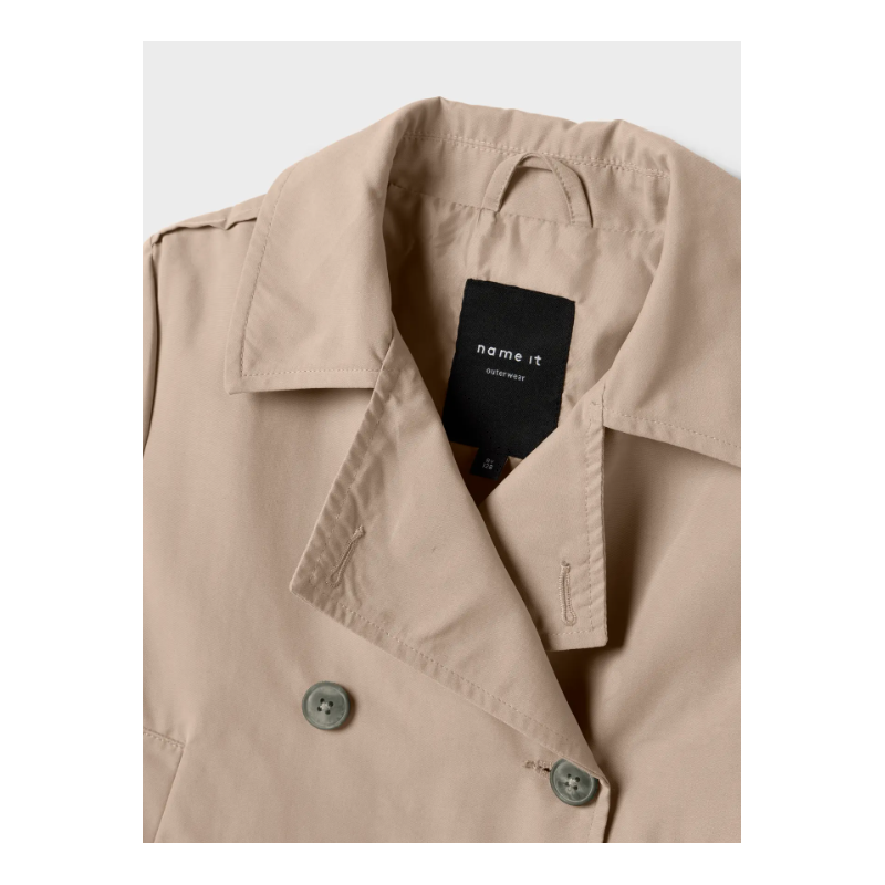 NAME IT KIDS  Madelin langærmet Trend coat - Savannah Tan