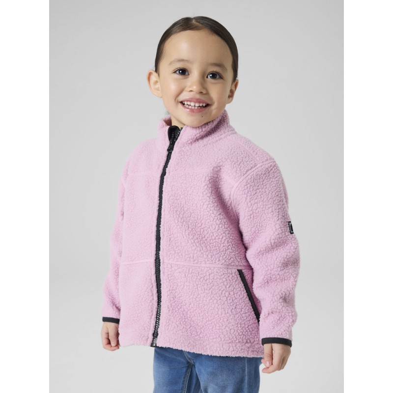 NAME T Mini Bulina Teddy Cardigan - Mauve Mist