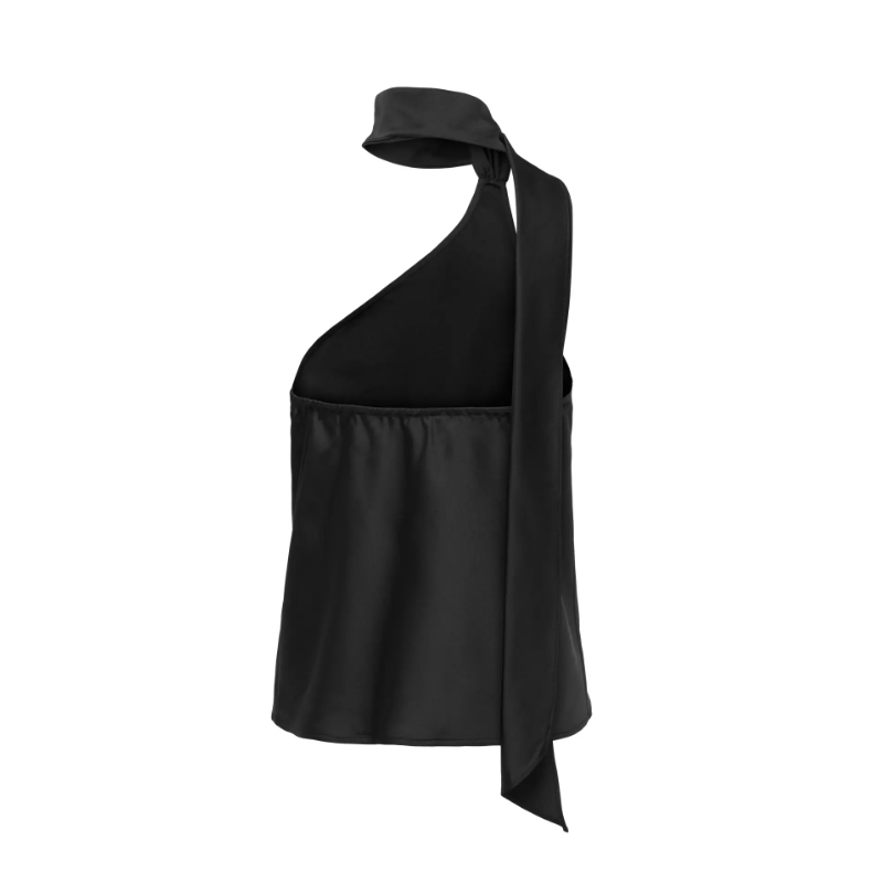 ONLY Amara Chigo ærmeløs tørklæde top - Sort