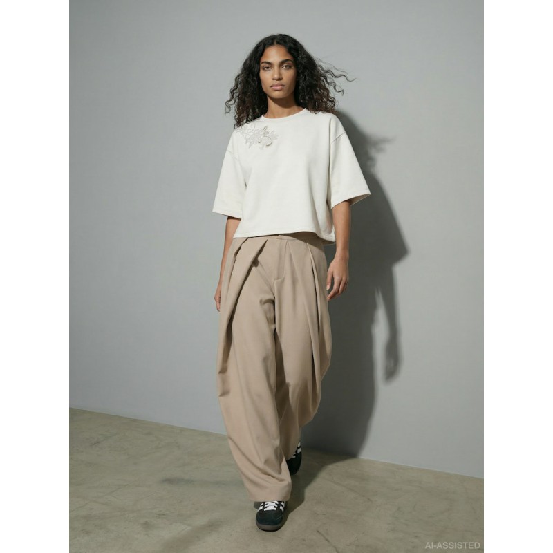 HYPEDROP Fillippa højtaljede sejler bukser - Nomad